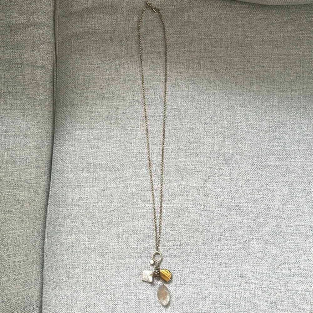 Lia Sophia tiger eye necklace - Picture 4 of 4